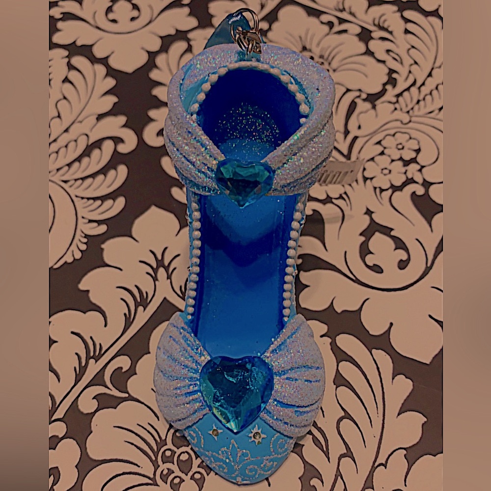 Disney Parks Cinderella Runway Shoe Christmas Ornament